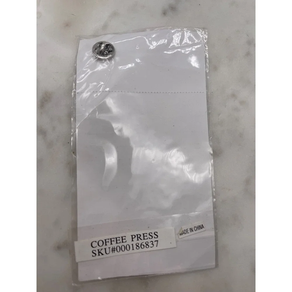 Rare Starbucks Coffee Journey French‎ Press Pin Award Barista 201 Apron